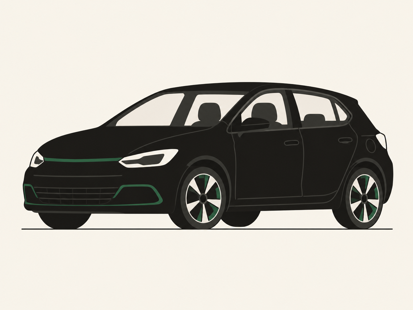 Interactive car diagram showing maintenance hotspots